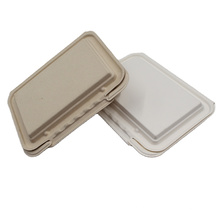 Biodegradable Sugarcane Bagasse Takeaway Food Container Burger Box